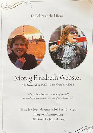 Morag's Memorial Service